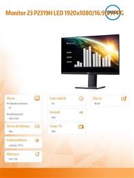 Monitor P2319H 23 cale LED 1920x1080/16:9/5YPPG -149917